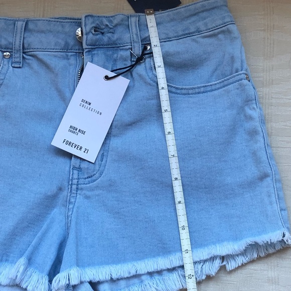 High Rise Jean Shorts size 28 - Picture 6 of 8